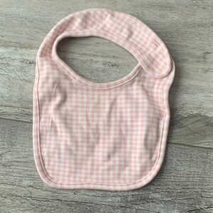 George Pink‎ Checkered Baby Bib